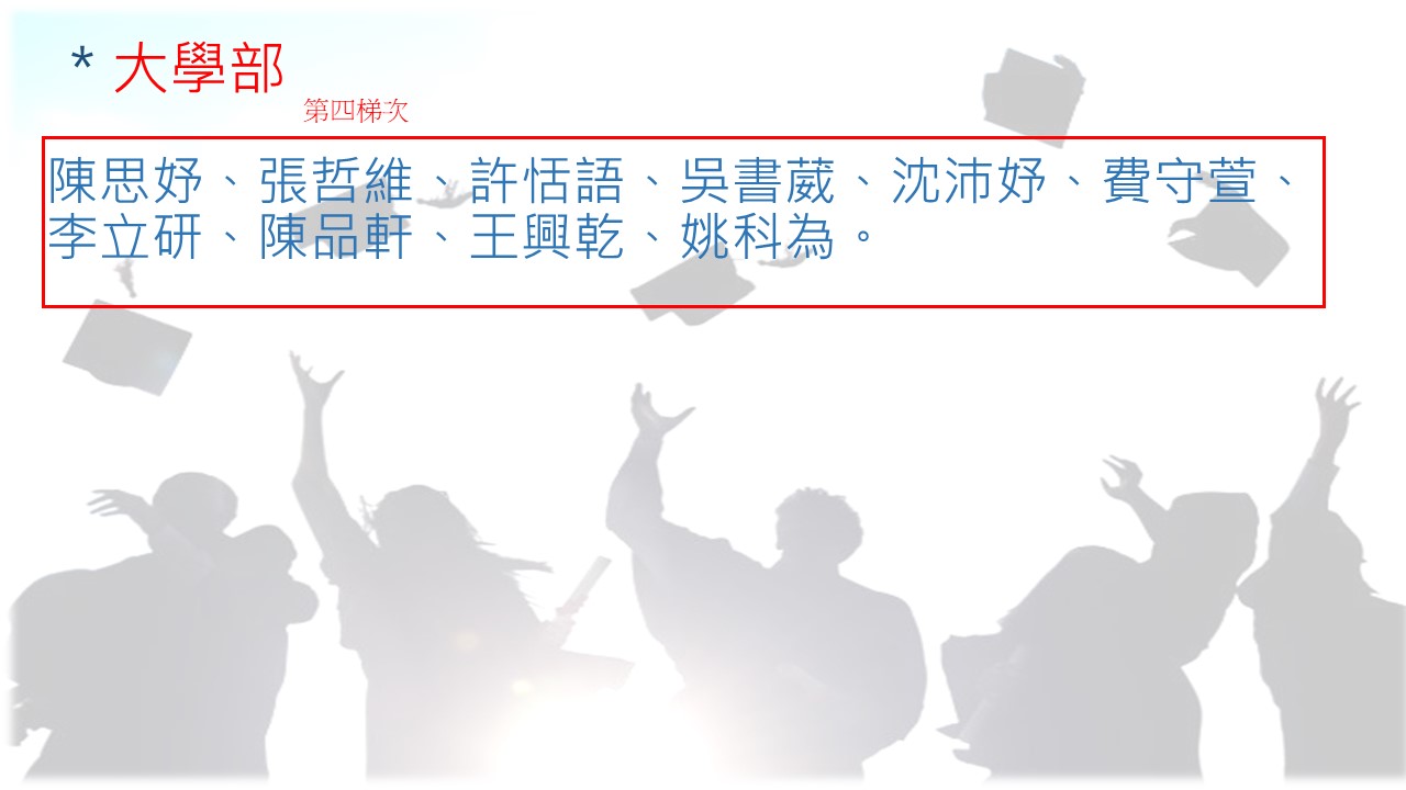 大學部第4梯次